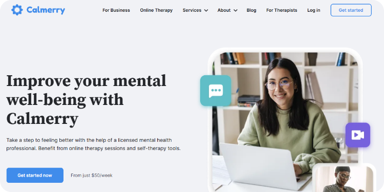Calmerry - Top AI tools for Mental Health - Lara Translate