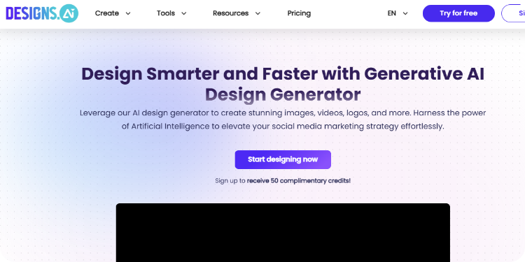 Design.ai - Top AI tools for ideas and creativity - Lara Translate