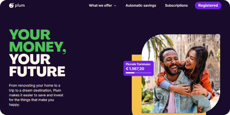 Plum - Top AI tools for personal finance - Lara Translate