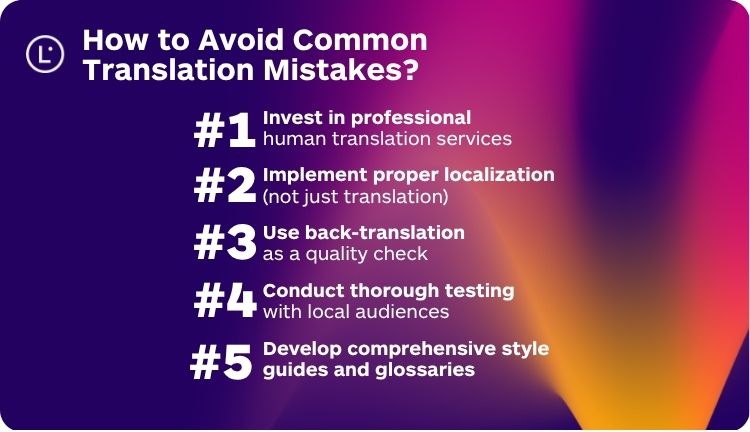 How to avoid common translation mistakes - Lara Translate