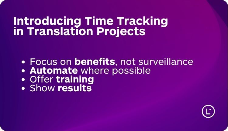 Introducing Time Tracking Solutions - Lara Translate