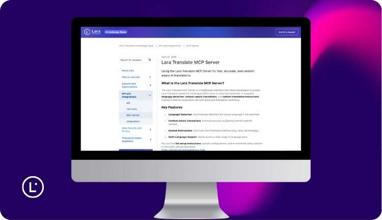 Lara Advancing Multilingual Business Communication - Language AI - Lara Translate