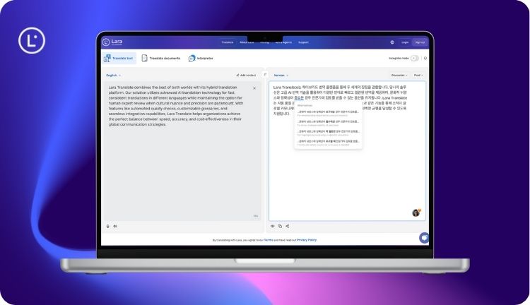 Lara Translate Enhances AI Translation Benefits - Lara Translate
