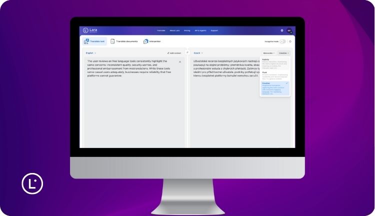  SaaS localization - Lara Translate