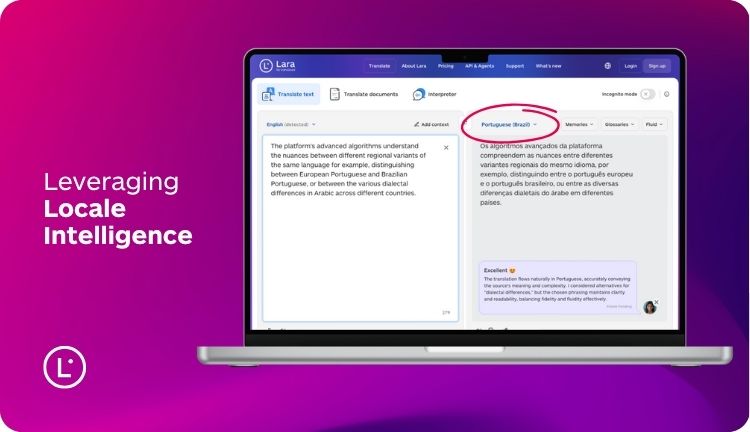 Difference between locale and language - Lara Translate
