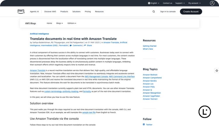 Translate a document from English to Spanish - Lara Translate