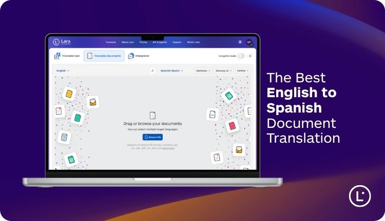 Translate a document from English to Spanish - Lara Translate