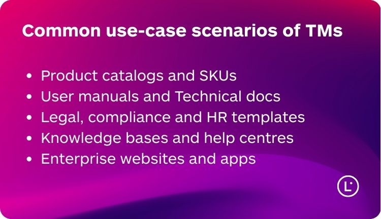 Translation Memories - Use Case - Lara Translate