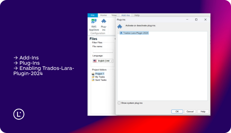 Lara Translate Trados Studio plugin - How to install - Lara Translate