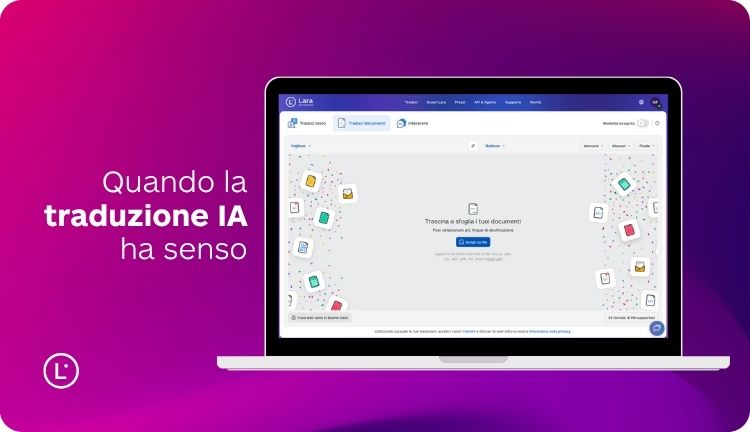 traduzione IA vs traduzione umana - Lara Translate