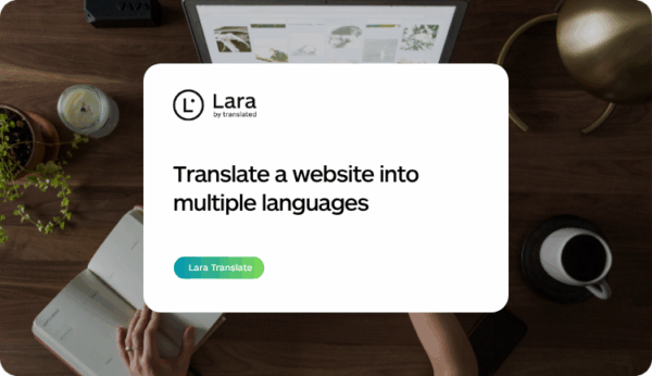 Translate a Website into Multiple Languages - Lara Translate