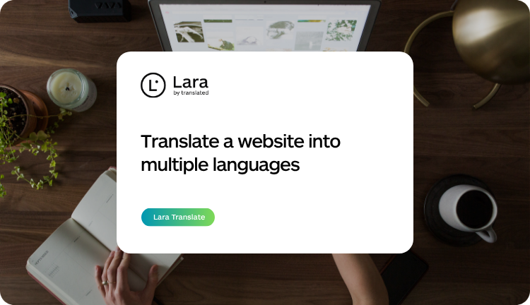 Translate a Website into Multiple Languages - Lara Translate