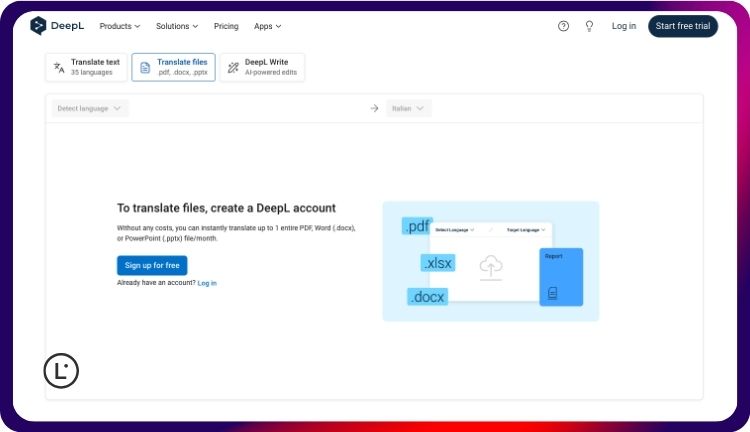 Translate PDF without Losing Formatting - Lara Translate