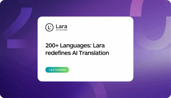 AI Translator 200 Languages - Lara Translate