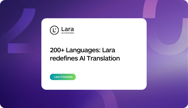 AI Translator 200 Languages - Lara Translate