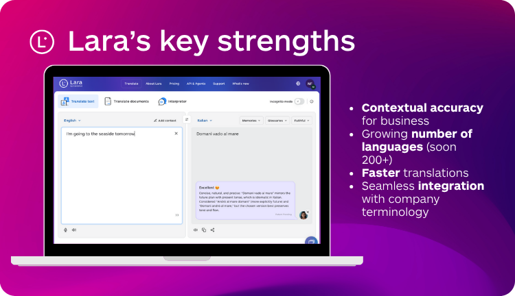 Best DeepL Alternatives - Lara Translate