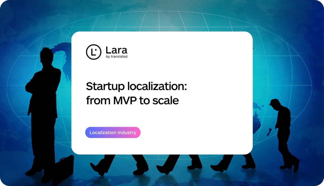 Startup localization - Lara Translate