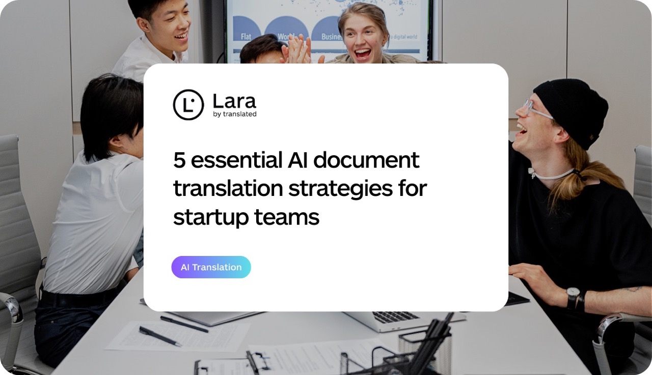 AI document translation - Lara Translate