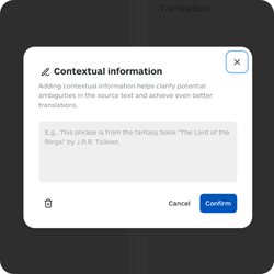 how to implement AI translation for business teams, Context - Lara Translate