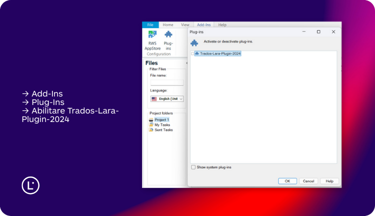 Plugin Lara Translate Trados Studio