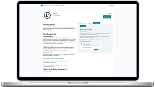 Lara Translate November 2025 release notes – 200+ languages and Trados integration
