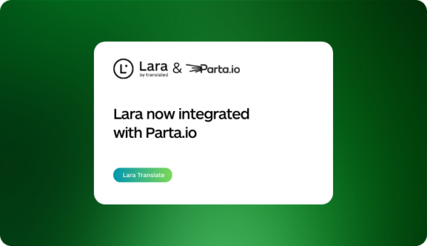 how to translate Parta.io courses with AI - Lara Translate