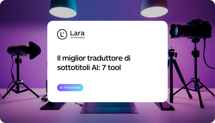Il miglior traduttore di sottotitoli AI