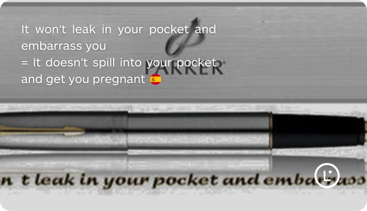 Funny Translation Mistakes in Advertising, Parker Pen - Lara Translate