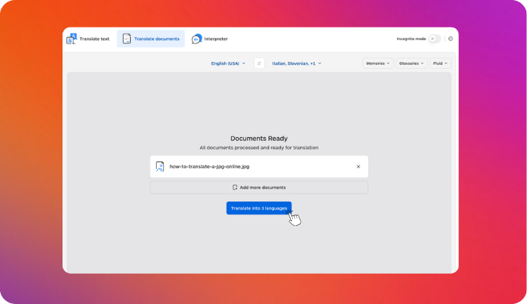 How to translate a JPG online without breaking it - Lara Translate