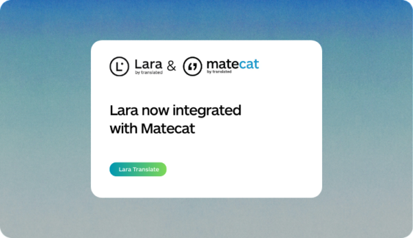 how to integrate lara translate with matecat