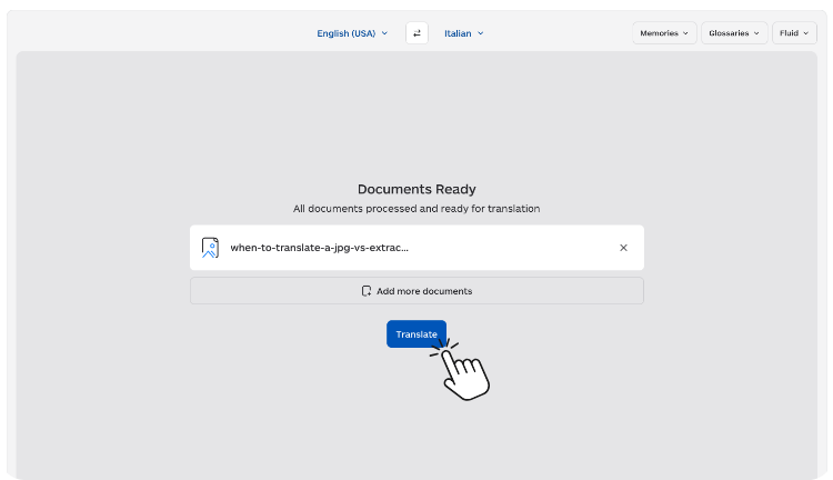 When to translate a JPG vs extract text - Lara Translate