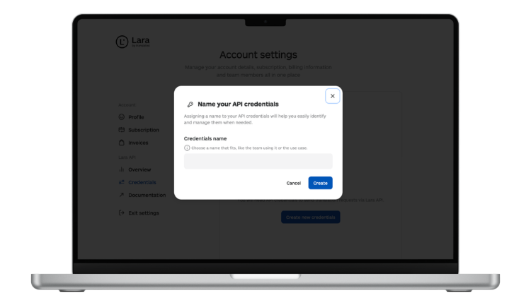 Free Translation API with Lara Translate