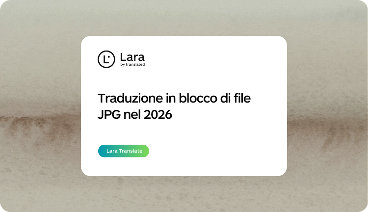 tradurre file jpg in blocco - lara translate