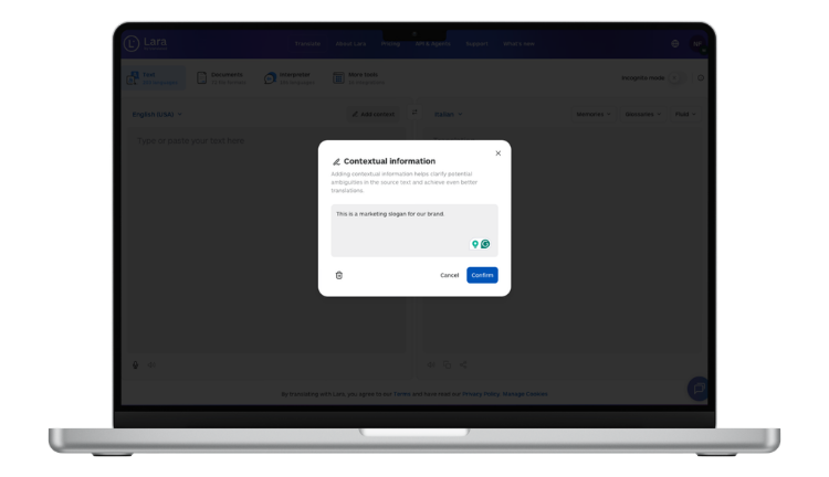 Transcreation vs Translation with Lara Translate