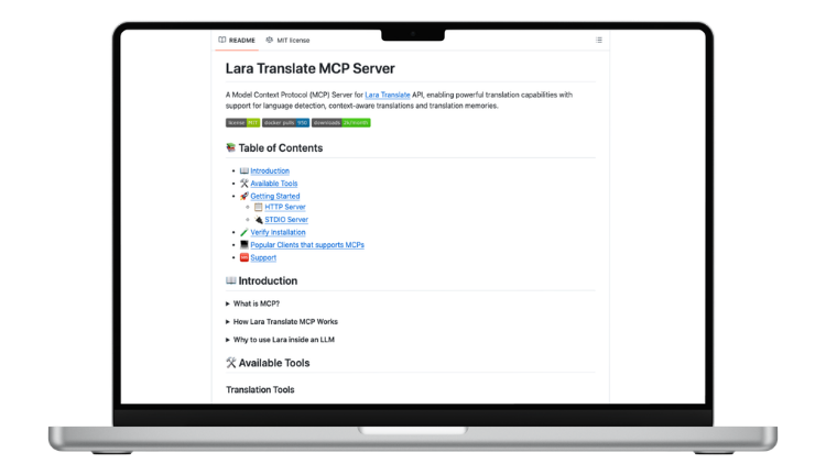 translate markdown file online with Lara Translate