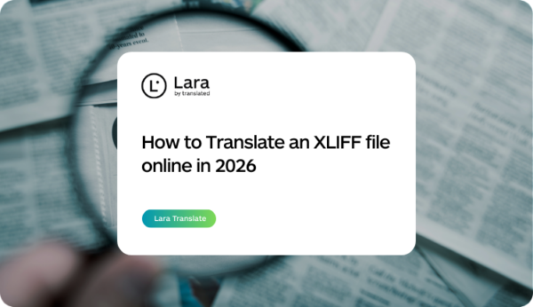 translate xliff file online - Lara Translate