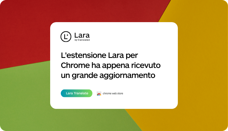 estensione Chrome Lara Translate