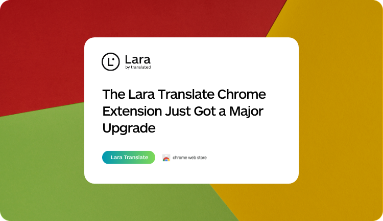 Lara Translate Chrome Extension