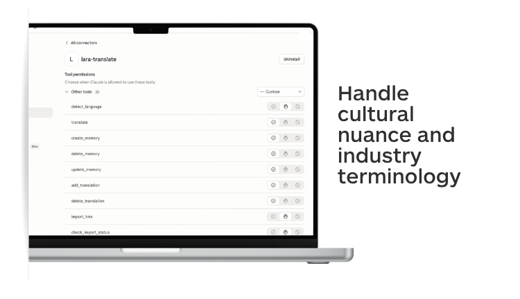 Lara Translate MCP handle cultural nuance and industry terminology