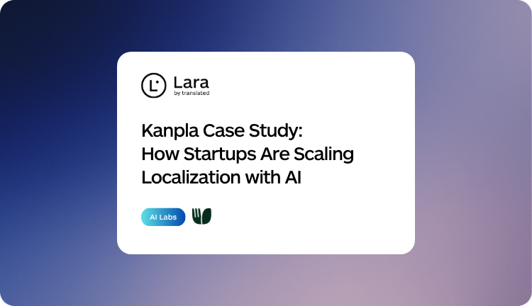 adaptive translation API Kanpla Case Study