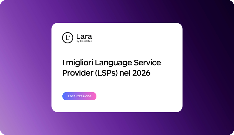 migliori Language Service Provider nel 2026