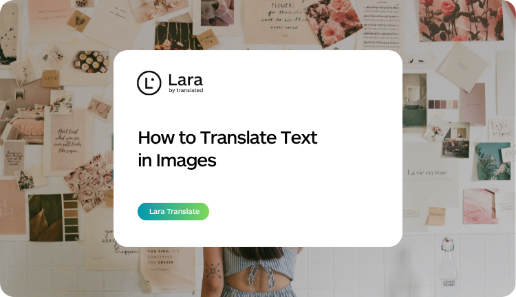 How to Translate Text in Images with Lara Translate