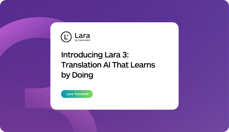 Introducting Lara 3