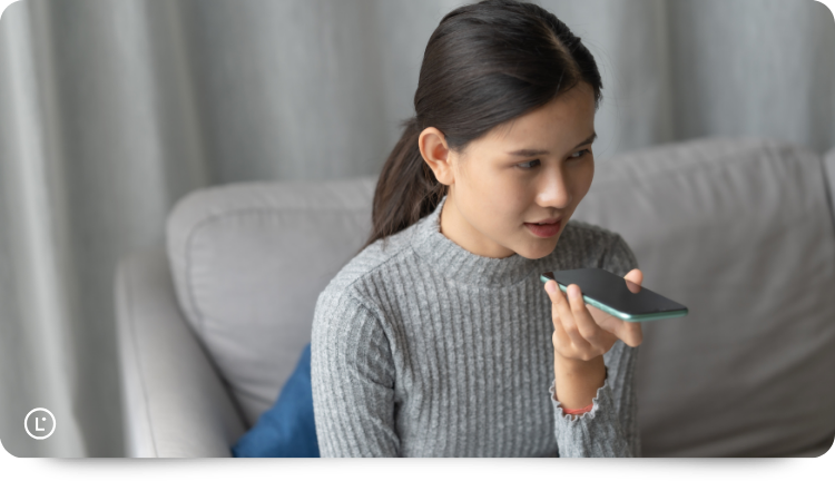 Audio translation with Lara Translate - Voice recording