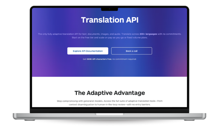 training content localization with Lara Translate API