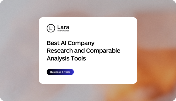 AI company research tools