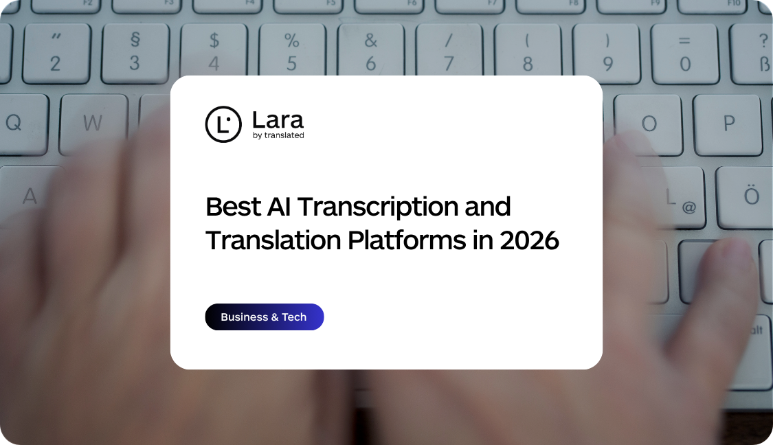 AI transcription and translation platforms