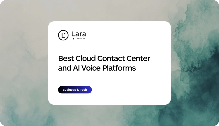 cloud contact center platforms