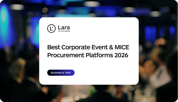 corporate event procurement platforms