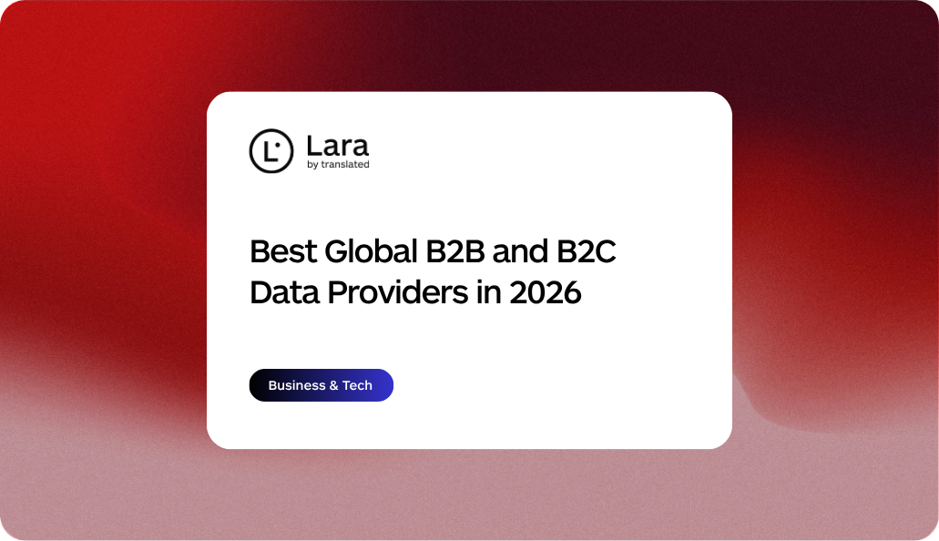 Best Global B2B and B2C Data Providers in 2026